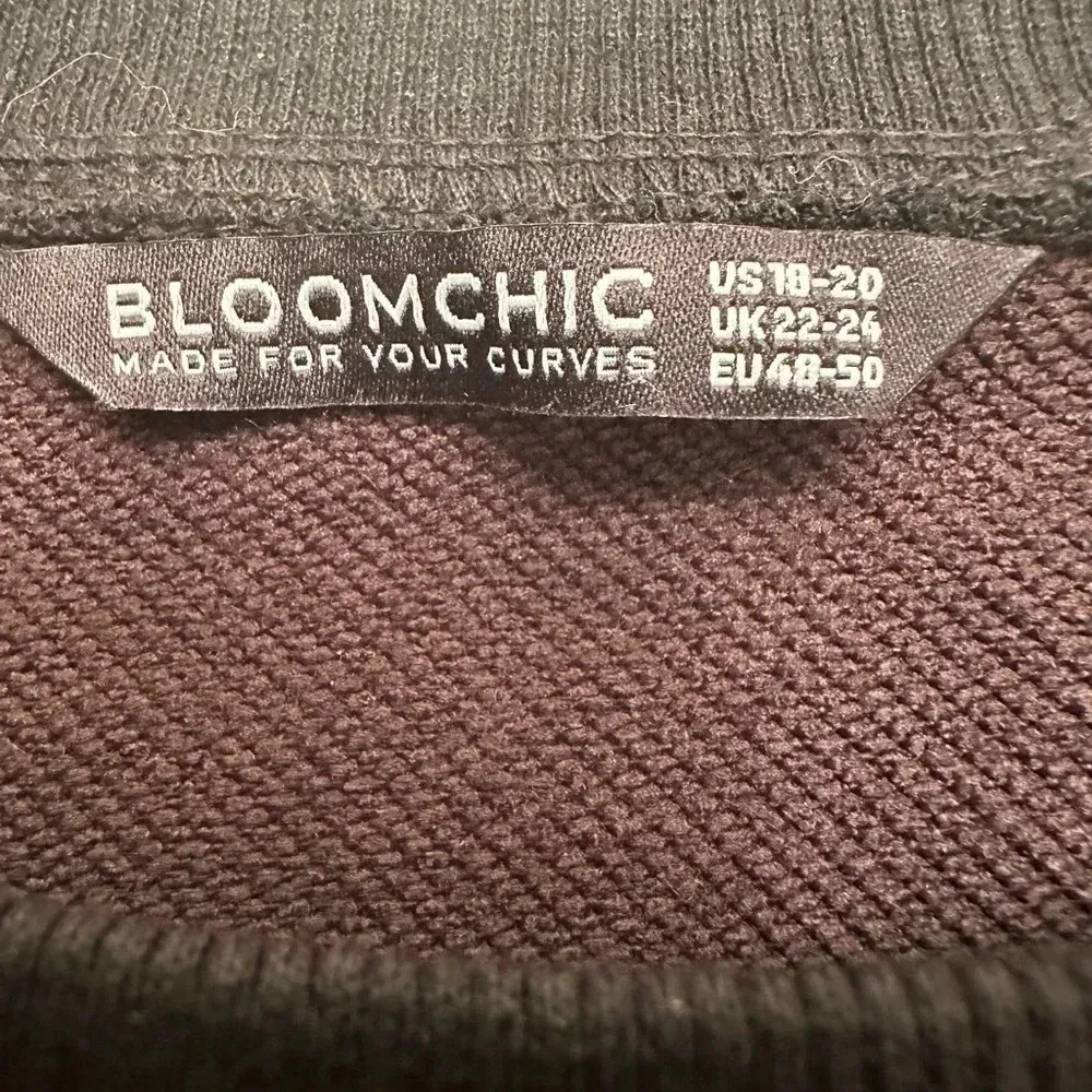 Bloom chic My Body My Rules sweatshirt Black Size 18 - Image 4