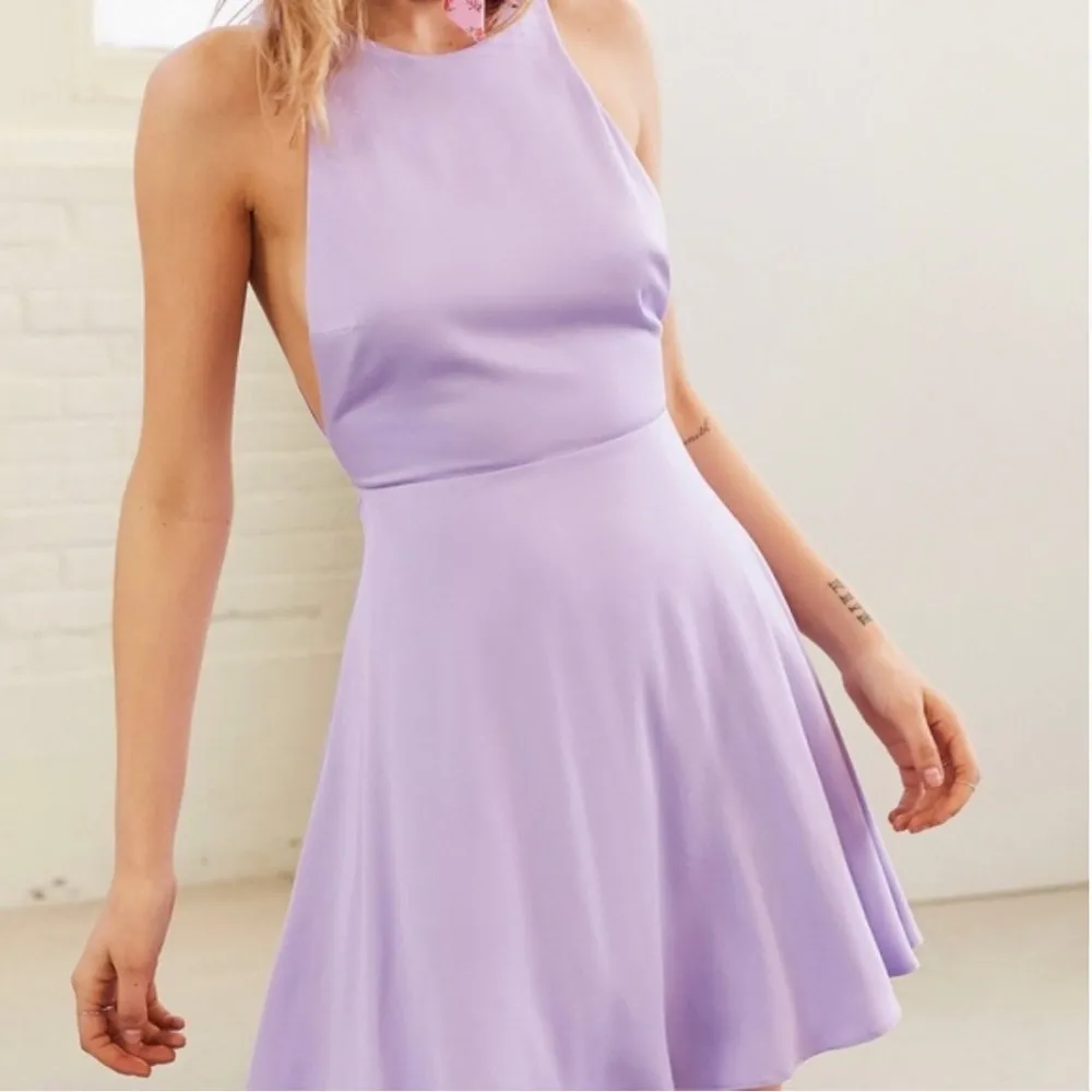 Silence + Noise Fit and Flare Backless Dress - Image 4