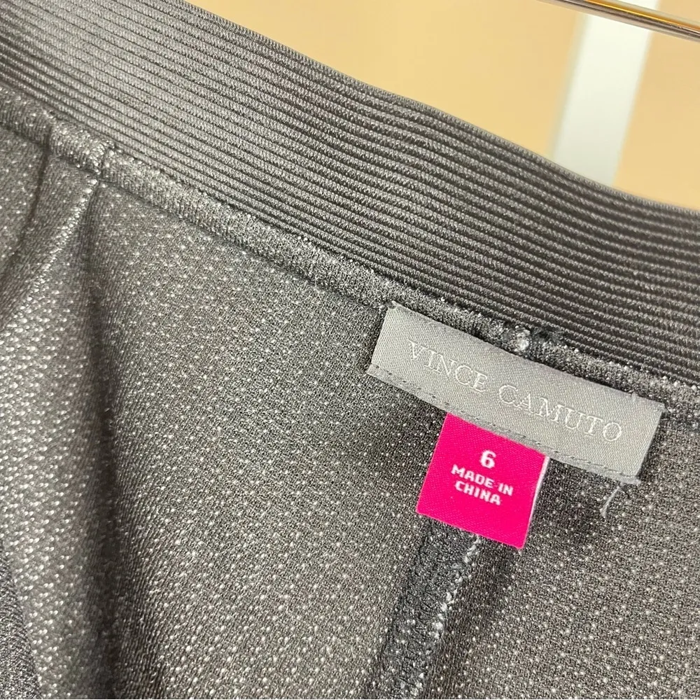 Vince Camuto Size 6 Mini Houndstooth Skinny Ankle Pants Mod Retro - Image 6