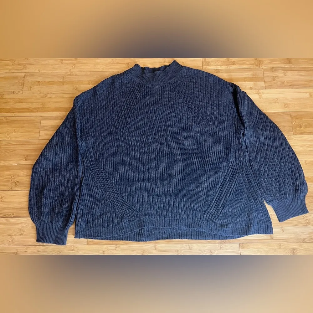 OLD NAVY women’s classic Graphite Pullover Ribbed Mockneck Cozy sweater|Size:XL - Image 8