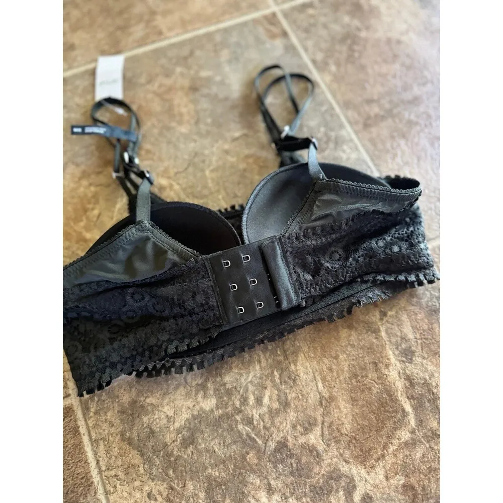 Aerie Real Power Wireless Push Up Joy Convertible Lace Bra Size 32B - Image 6