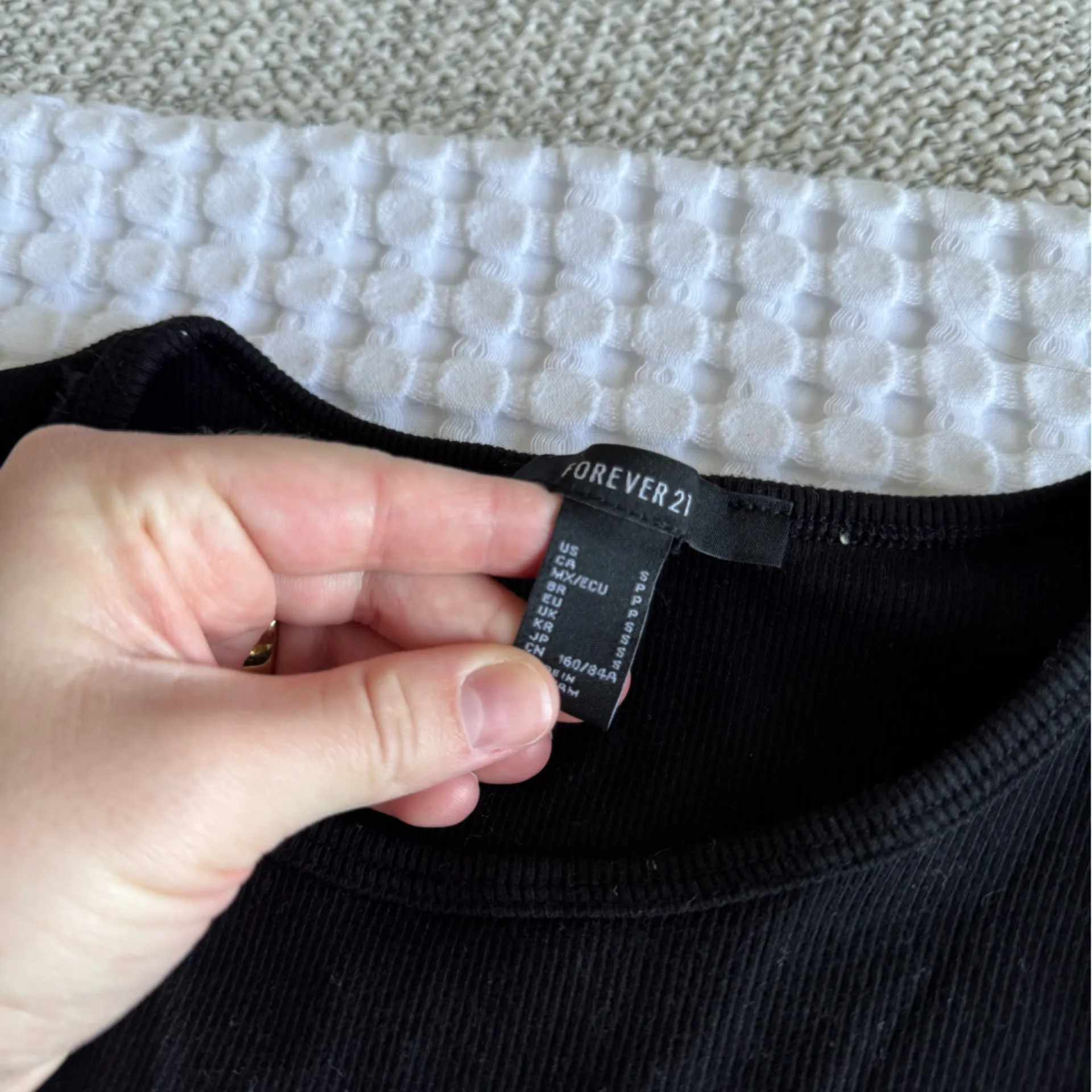 Forever 21 Black Ribbed Mini Dress - Image 2