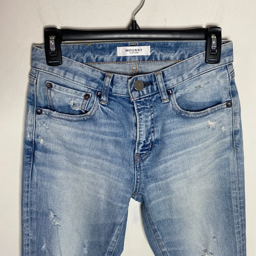 Moussy Vintage Altawoods Distressed Cropped Skinny Jeans size 25 - Image 79
