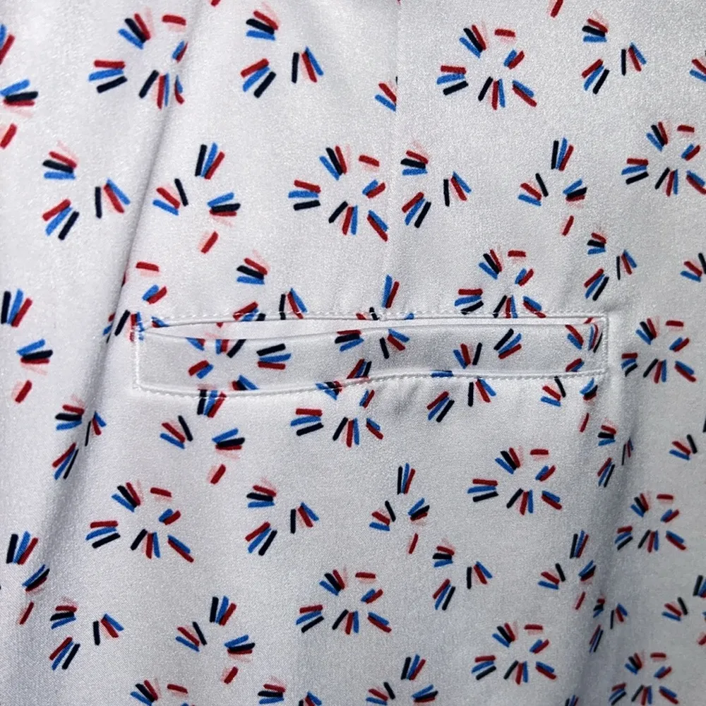 Lady Hagen Wrap Skort White Red Blue Patriotic 10 - Image 5