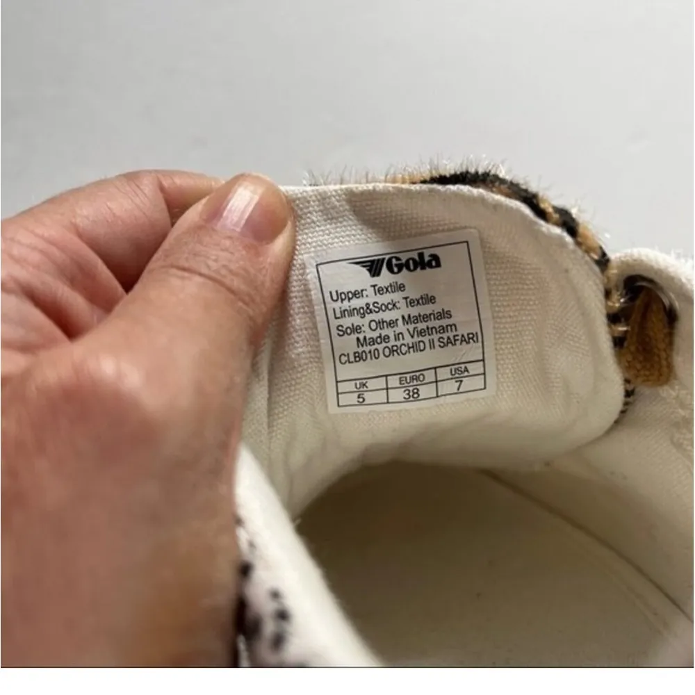 GOLA Orchid II Safari Sneakers in Cheetah Tiger 7 White - Image 4