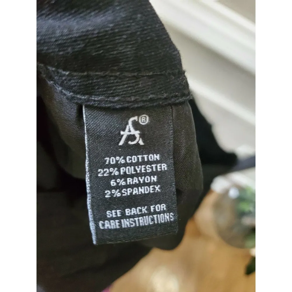 Ashley Stewart Women Black Denim Cotton Skinny Fit High Rise Casual Jeans - Image 9