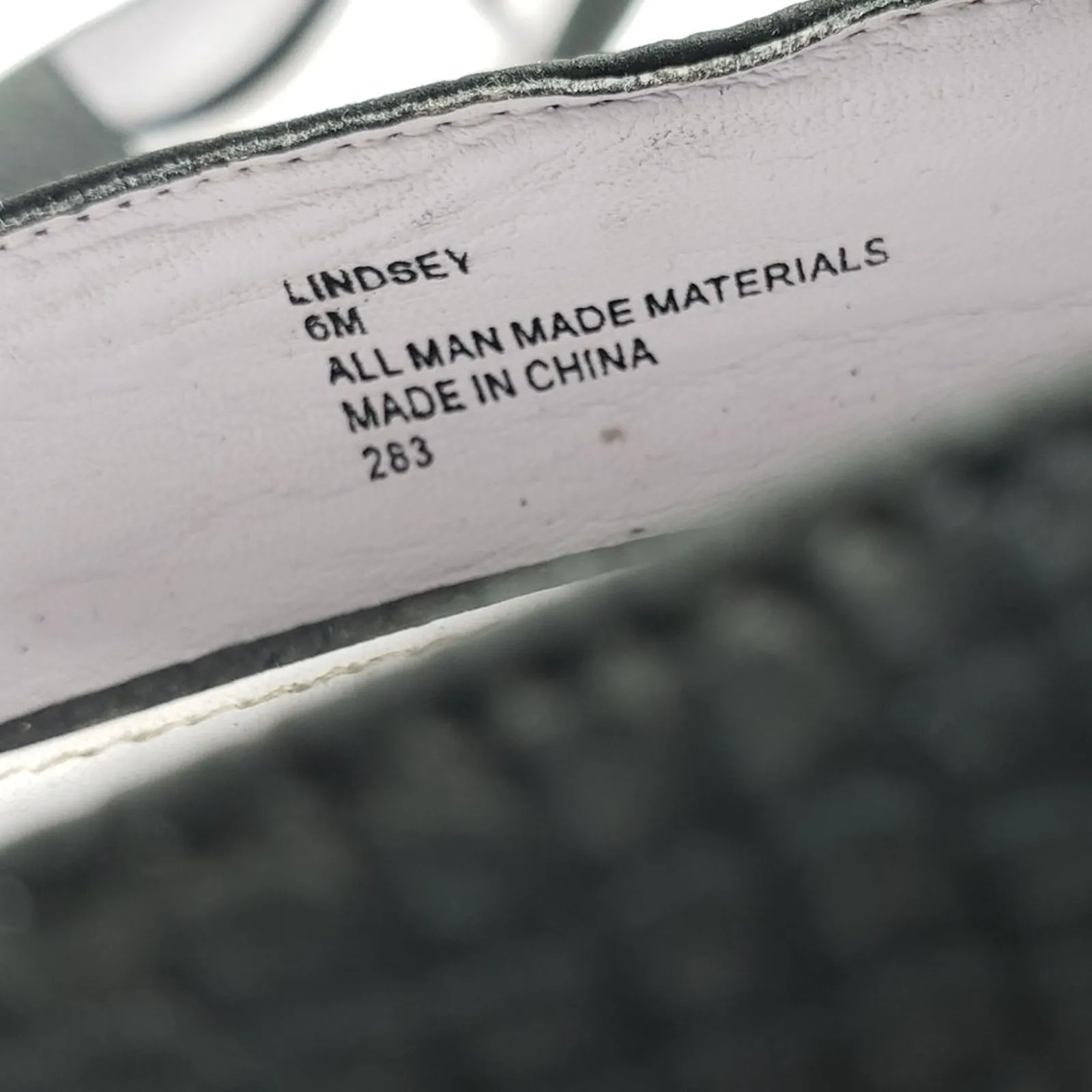 Shoemint Black Snakeskin Stiletto Open Toe Heeled Sandals Women's Size 6 - Image 11