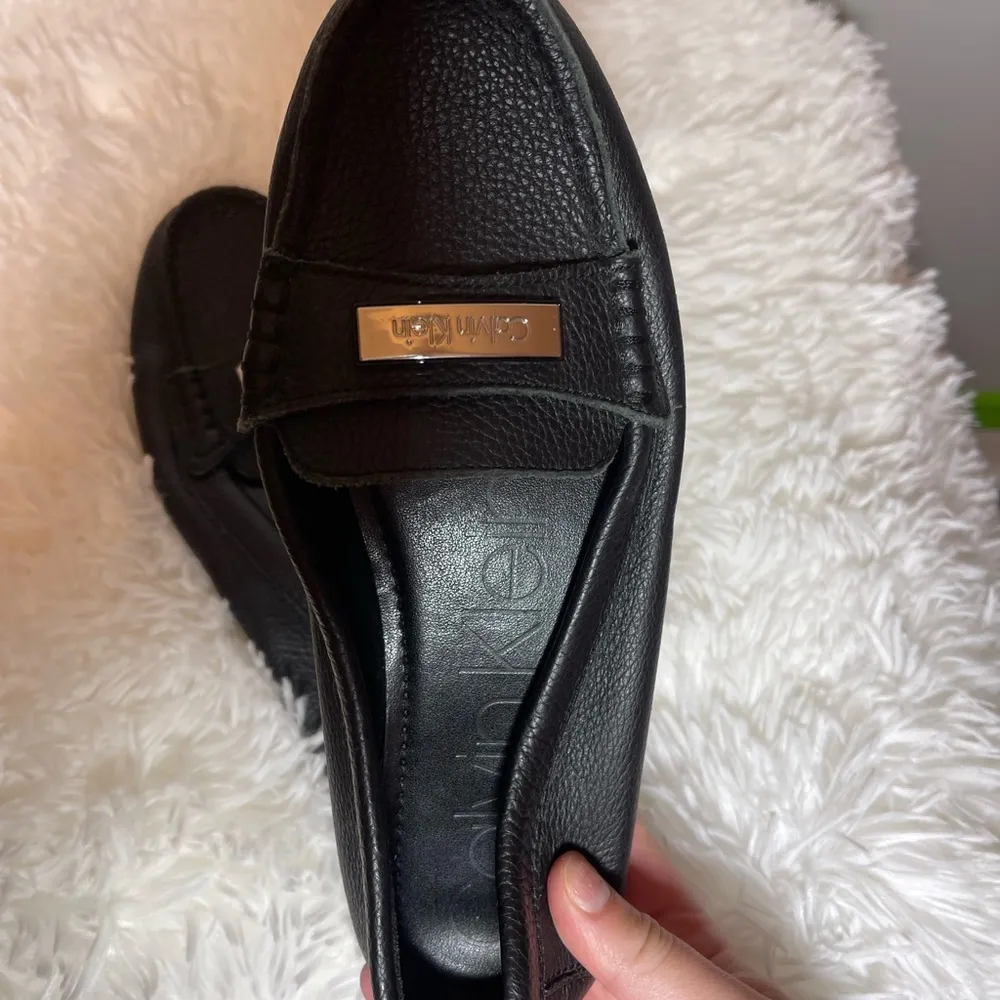 Calvin Klein black leather loafers - Image 6