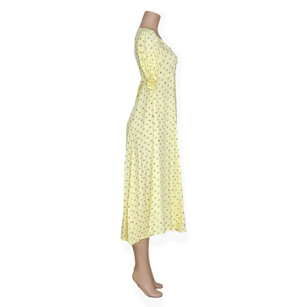 FAITHFULL THE BRAND Linnie Midi Dress, Santa Maria Floral Print 4 (US) / SM - Image 9