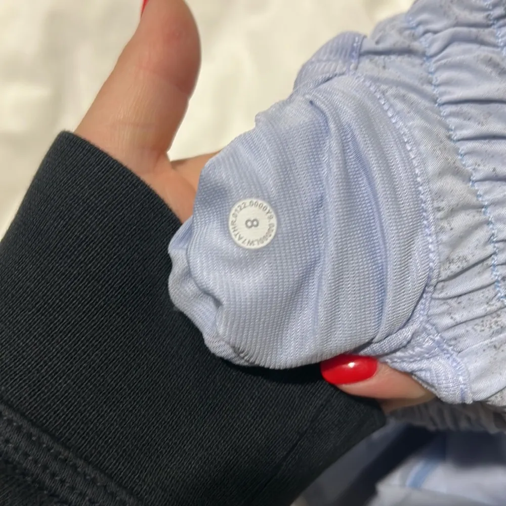 Blue and Grey lululemon speed up shorts 2.5” - Image 3