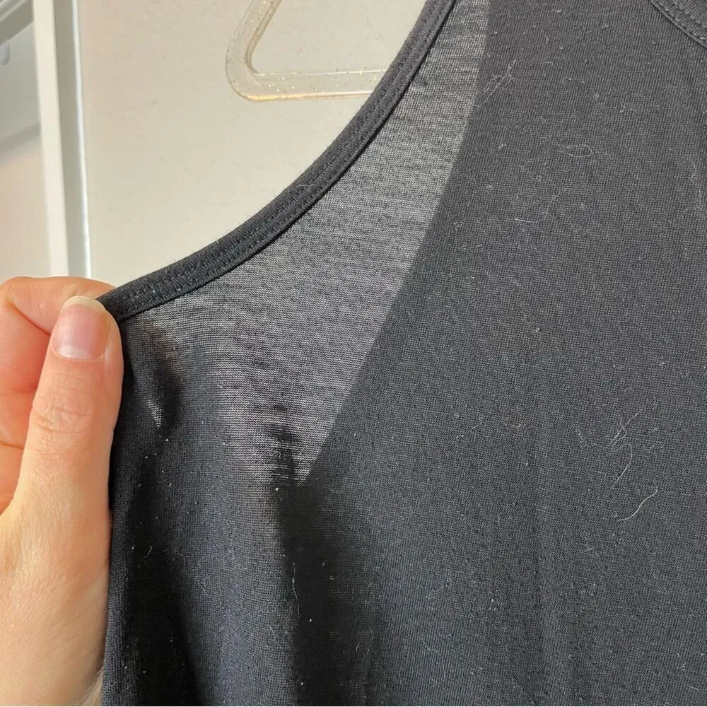 OLD NAVY SPORT Black Open Back Tank Top Size S - Image 4