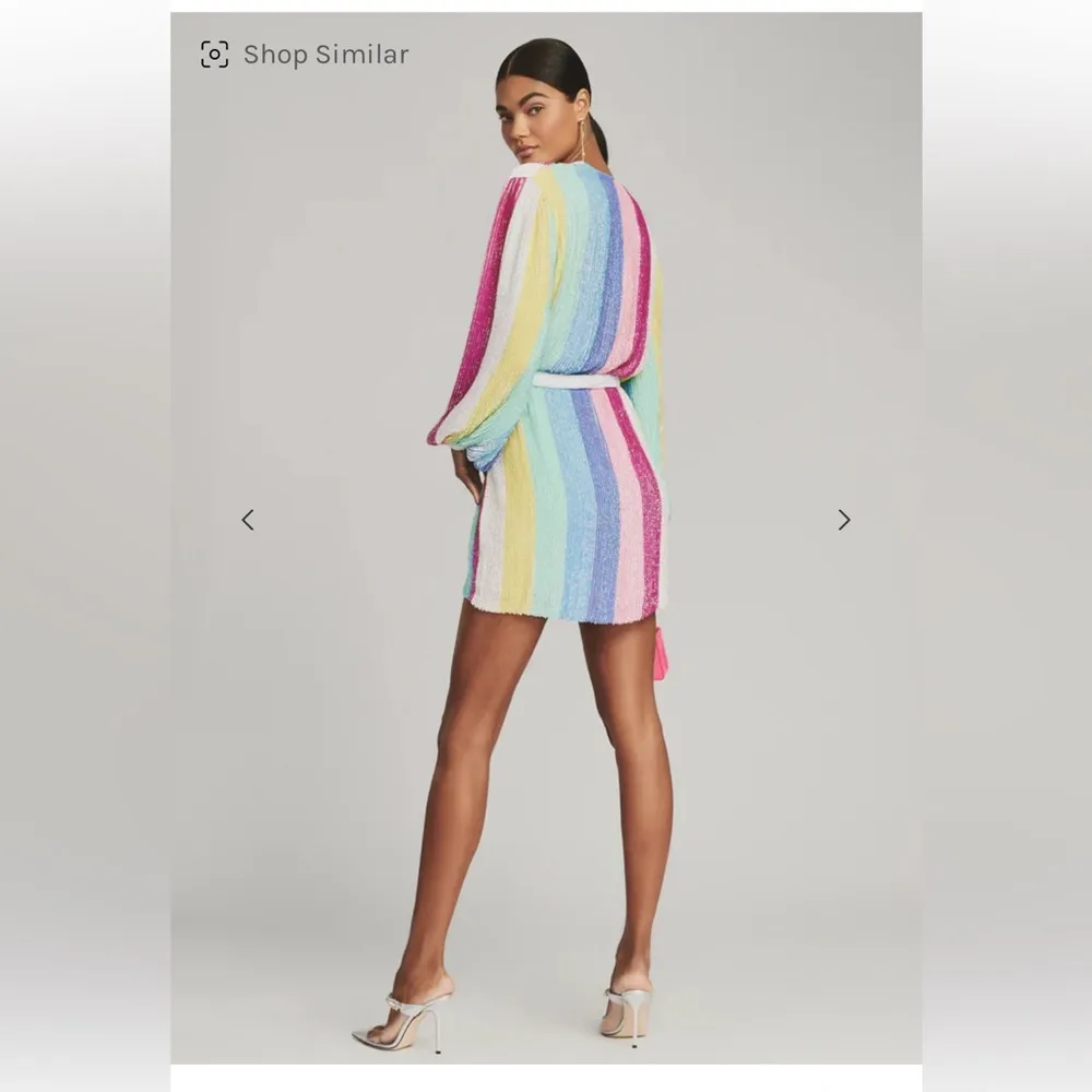 Nwt gorgeous Retrofete Gabrielle dress Pink Size XS - Image 8