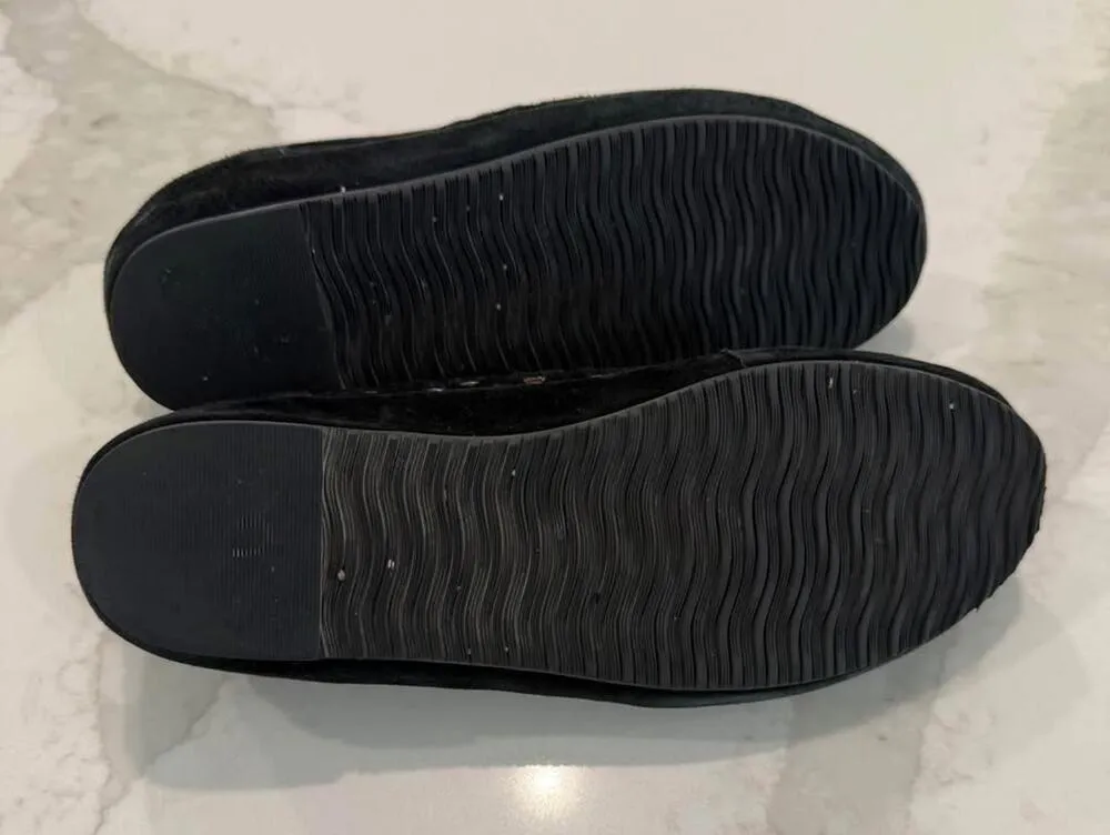 L’Amour Des Pieds Perforated Slip On Leather Loafers Women's 5.5M Black Comfort Size 5.5 - Image 9