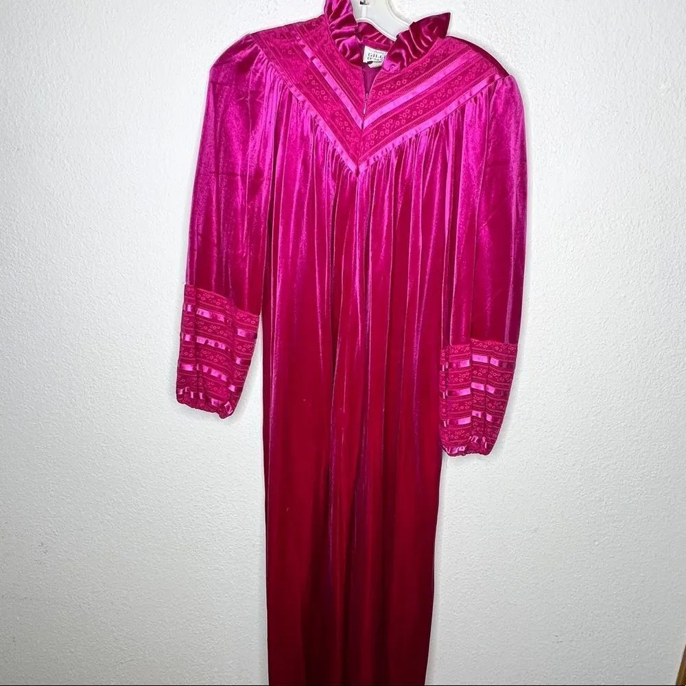 Vintage Gilligan &‎ O'Malley Soft Robe Pink - Image 5