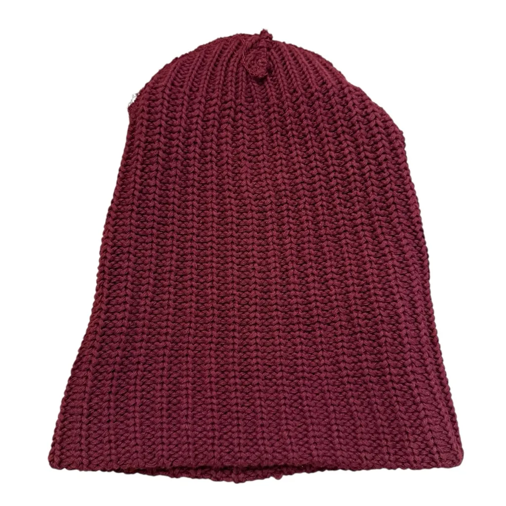 Love Your Melon 100% Cotton Burgundy Knit Winter Hat Excellent Condition- OS - Image 6