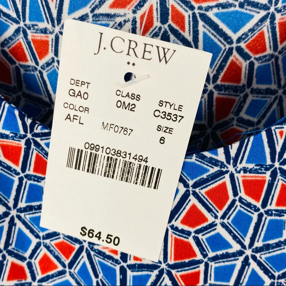 J. CREW FACTORY Sleeveless Split Back Top, Size 6 - Image 5