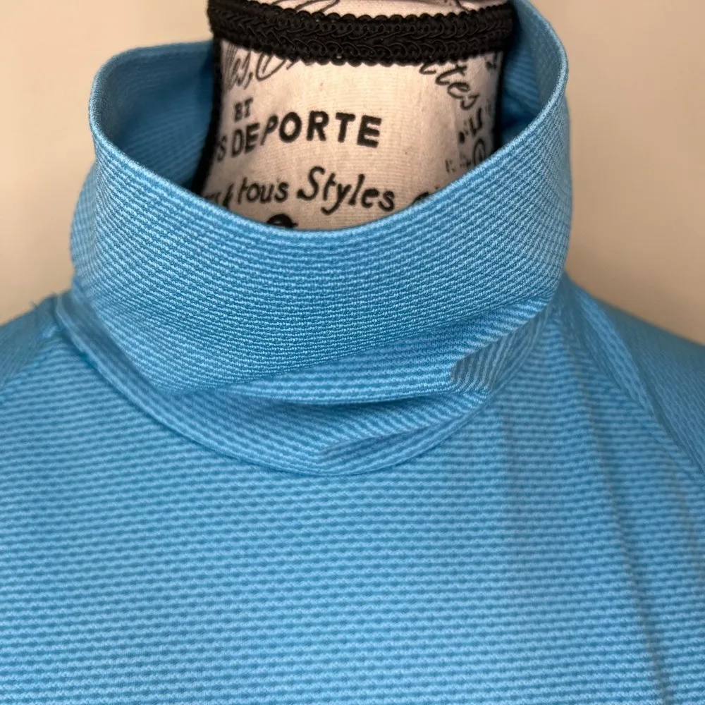 Nike AeroReact Running Top Large‎ Lightweight Reflective Blue EUC - Image 5