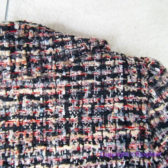 New! White House‎ Black Market tweed Multi Color Blazer, size 00P - Image 13