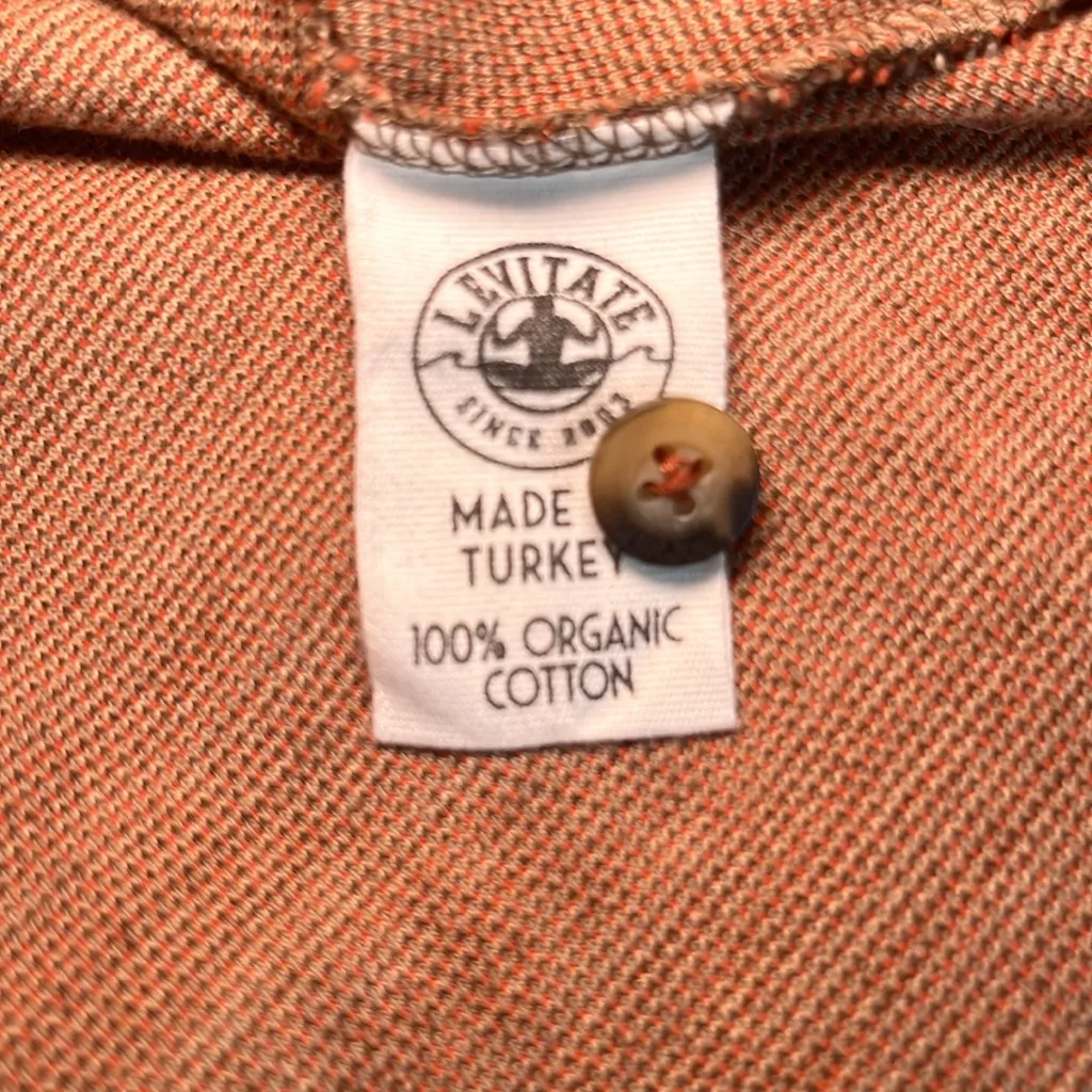 Levitate Aztec Striped Flannel Cotton Shirt Brown Tan Rust Size Large - Image 5