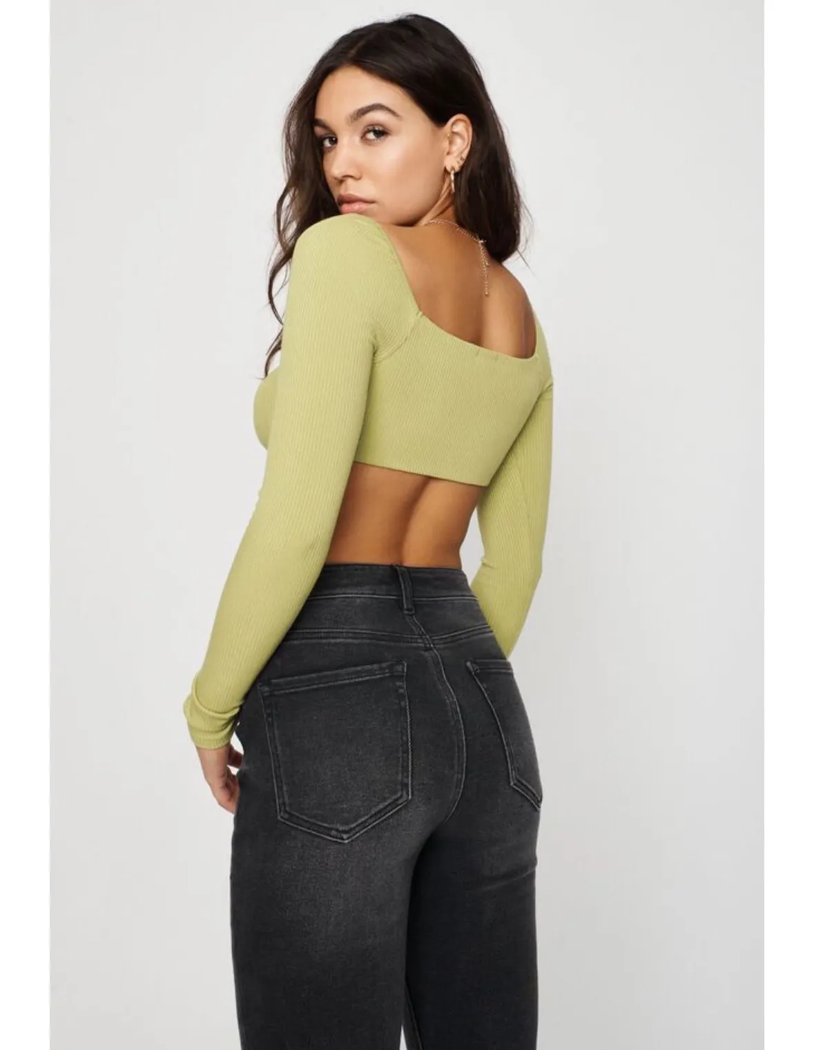 Green Crop Top - Image 4