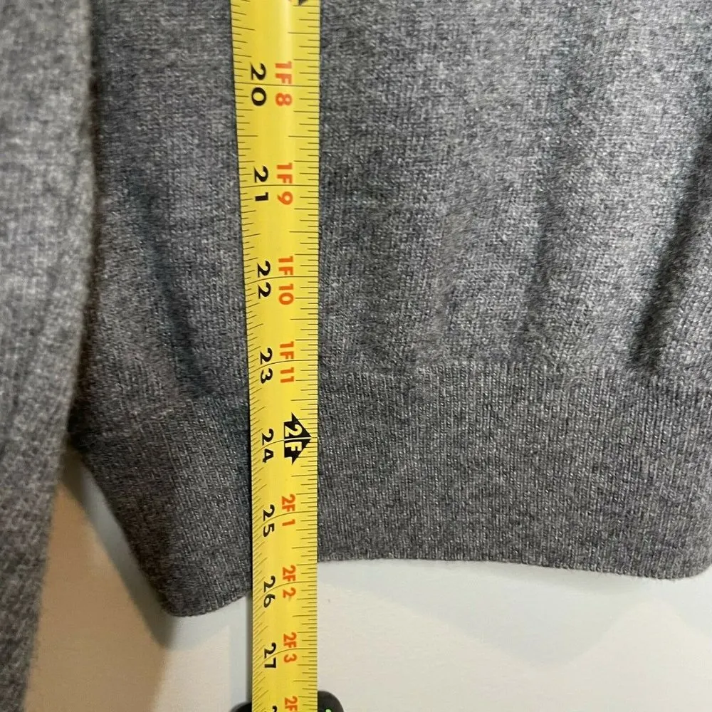 Emi Maglia Wool Cashmere Blend Mens V Neck Sweater Size XL - Image 12