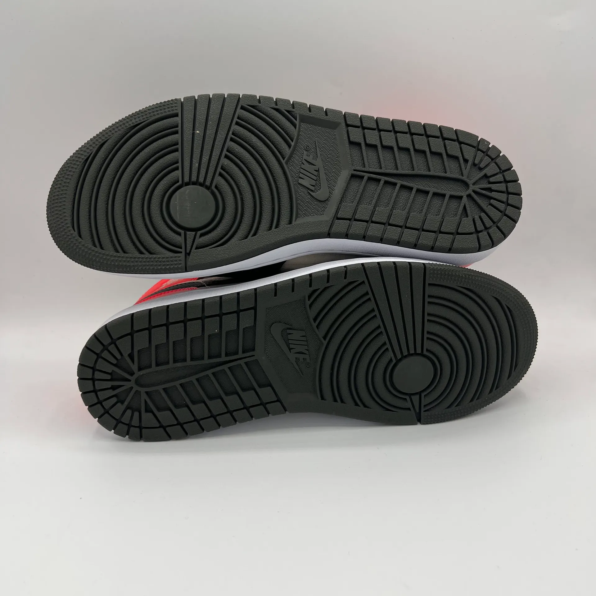 NWB 1 Mid SE Light Orewood Brown/ Newsprint Sneakers - Image 6