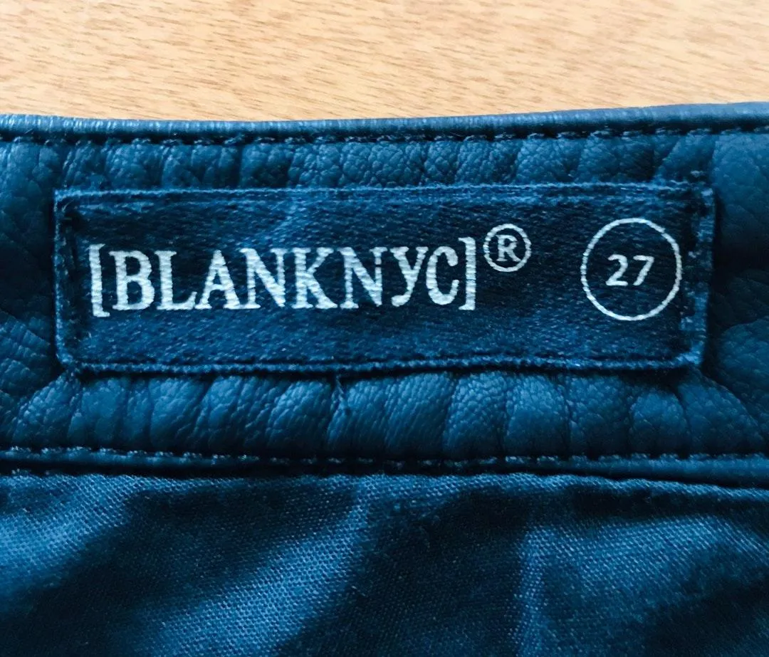 BLANK NYC Vegan Leather Shorts - Image 5
