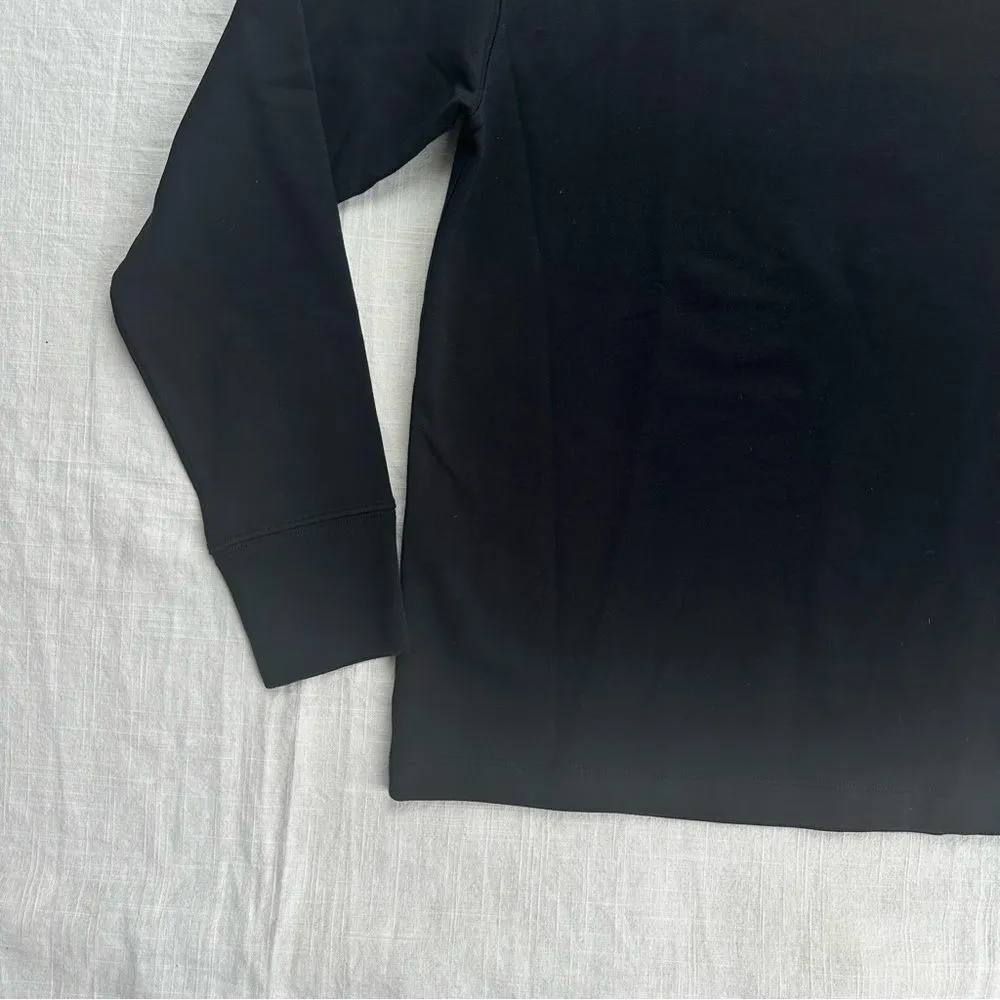 MM LAFLEUR Ellie 1.0 Pima Terry Crewneck Sweatshirt Black‎ ELL1Blk XS - Image 4