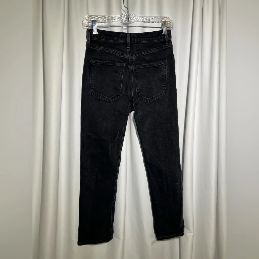 Agolde Riley High Rise Slim Straight Crop Jeans | 26 - Image 7