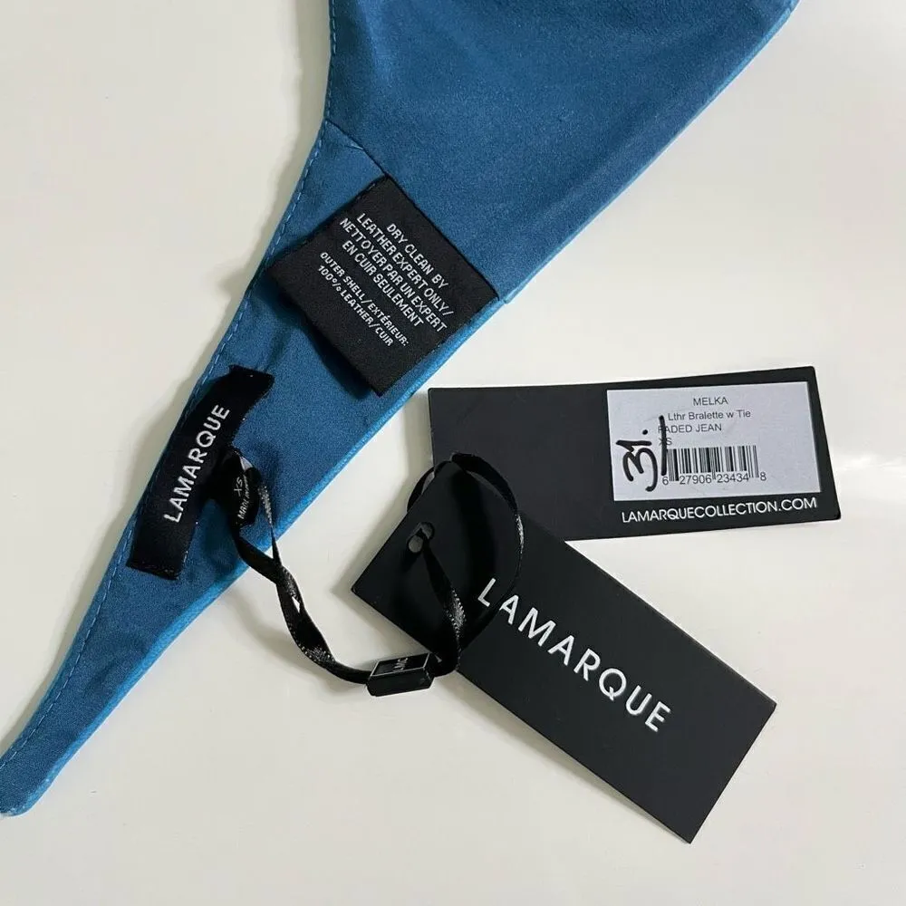 LAMARQUE X REVOLVE Melka Top‎ in Faded Jean Blue Size XS - Image 6