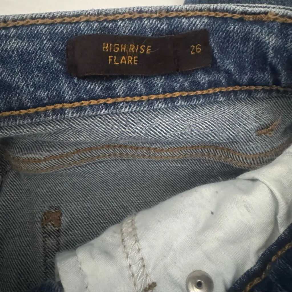 Lee High Rise Ever Fit Flare Jeans Size 26 - Image 7