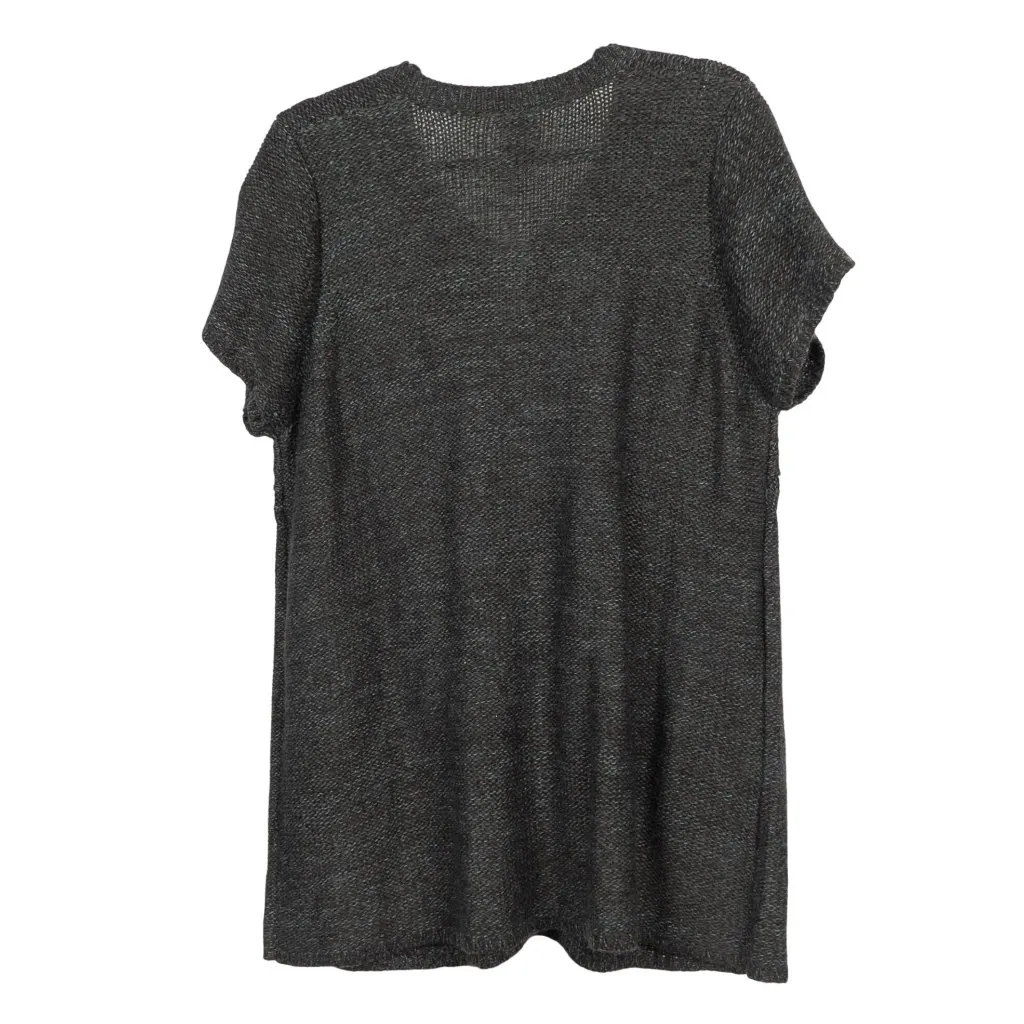 Faded Glory Cardigan Sweater XL 16 18 Womens Green Cable Knit Buttons Longs - Image 5