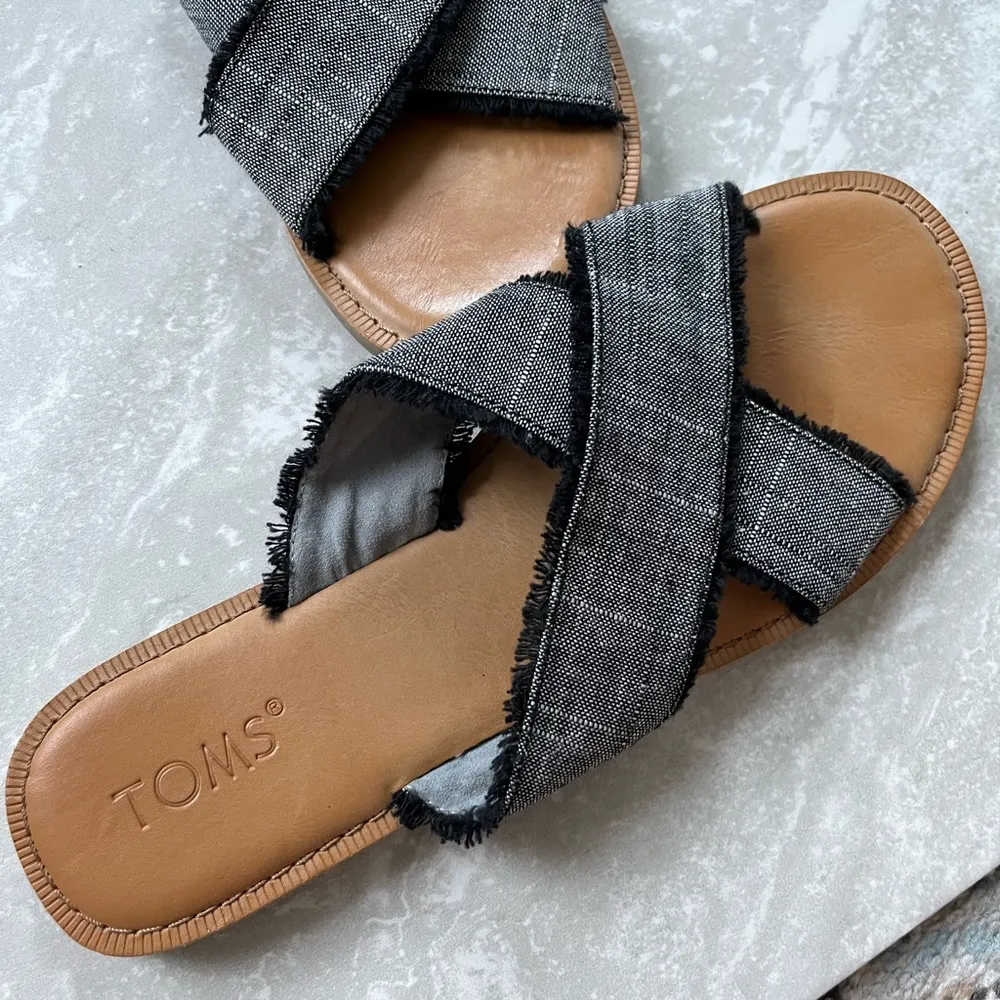 [Toms] Viv Fringe Slide Sandal-Size 9 - Image 3