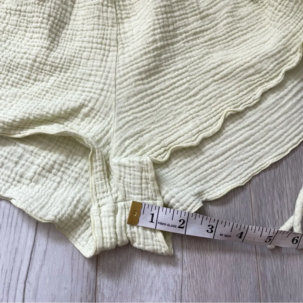 Eberjey Cotton Gauze Side Scrunch Short Shorts Green (medium) sleep lounge pjs - Image 7