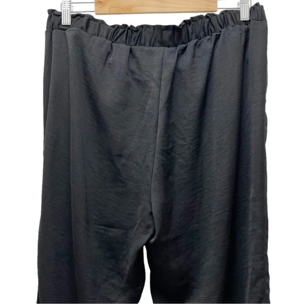 NWT Motherhood Maternity Underbelly Black Charmeuse Jogger Pants Women’s Large Size undefined - Image 10