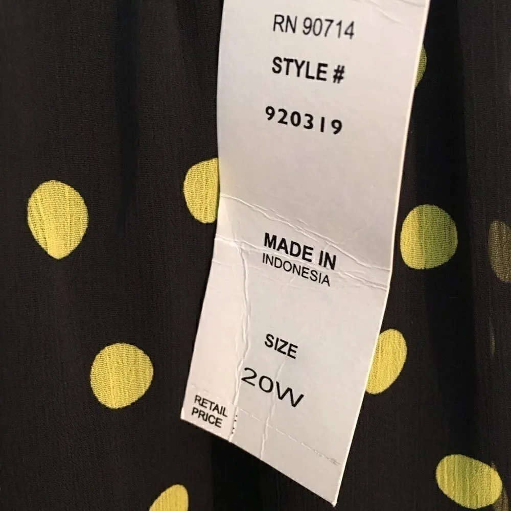 JBS Double layered Chiffon ruffle bottom Dress Black Size undefined - Image 6