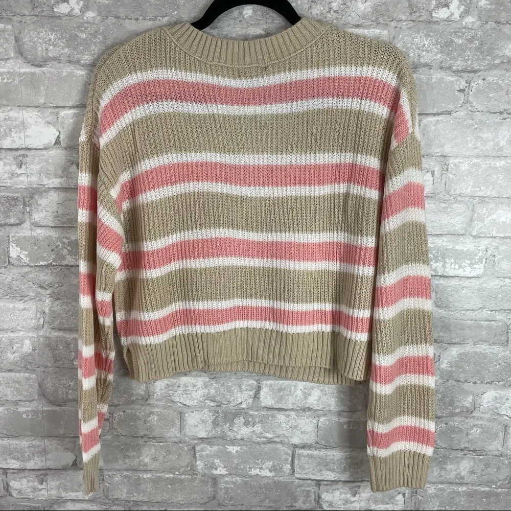 Wild Fable Striped Cropped Sweater - Image 3