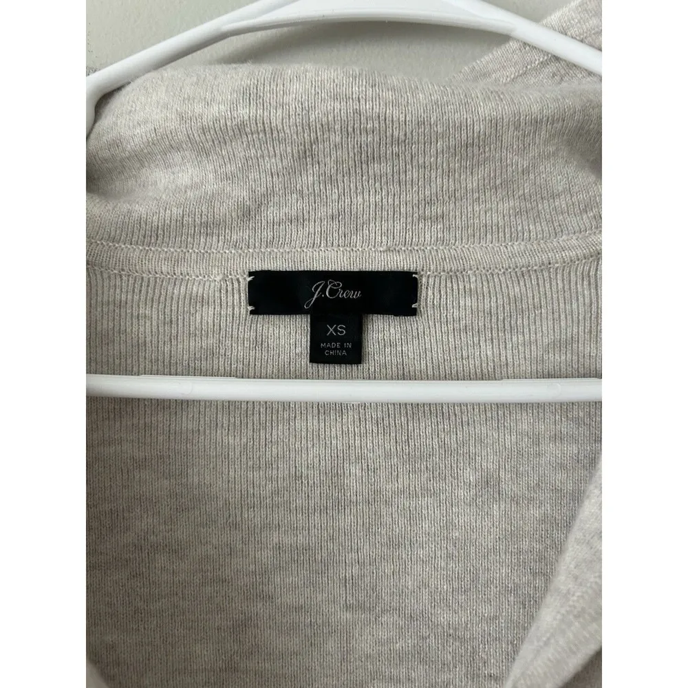 J. Crew Merino Wool Blend Collared Button Up Sweater/Cardigan Size XS Career - Image 8