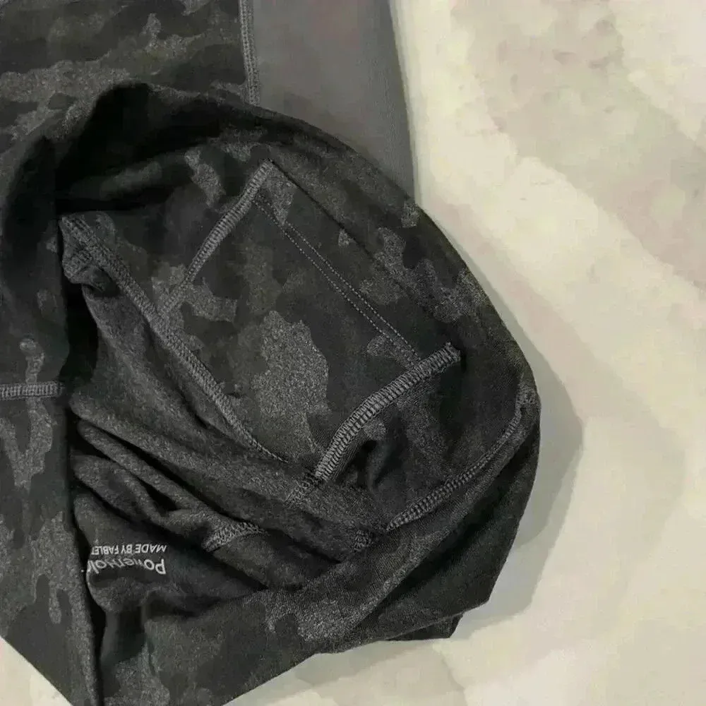 Fabletics On-The-Go PowerHold High-Waisted Activewear Legging Camo Women’s Small - Image 6