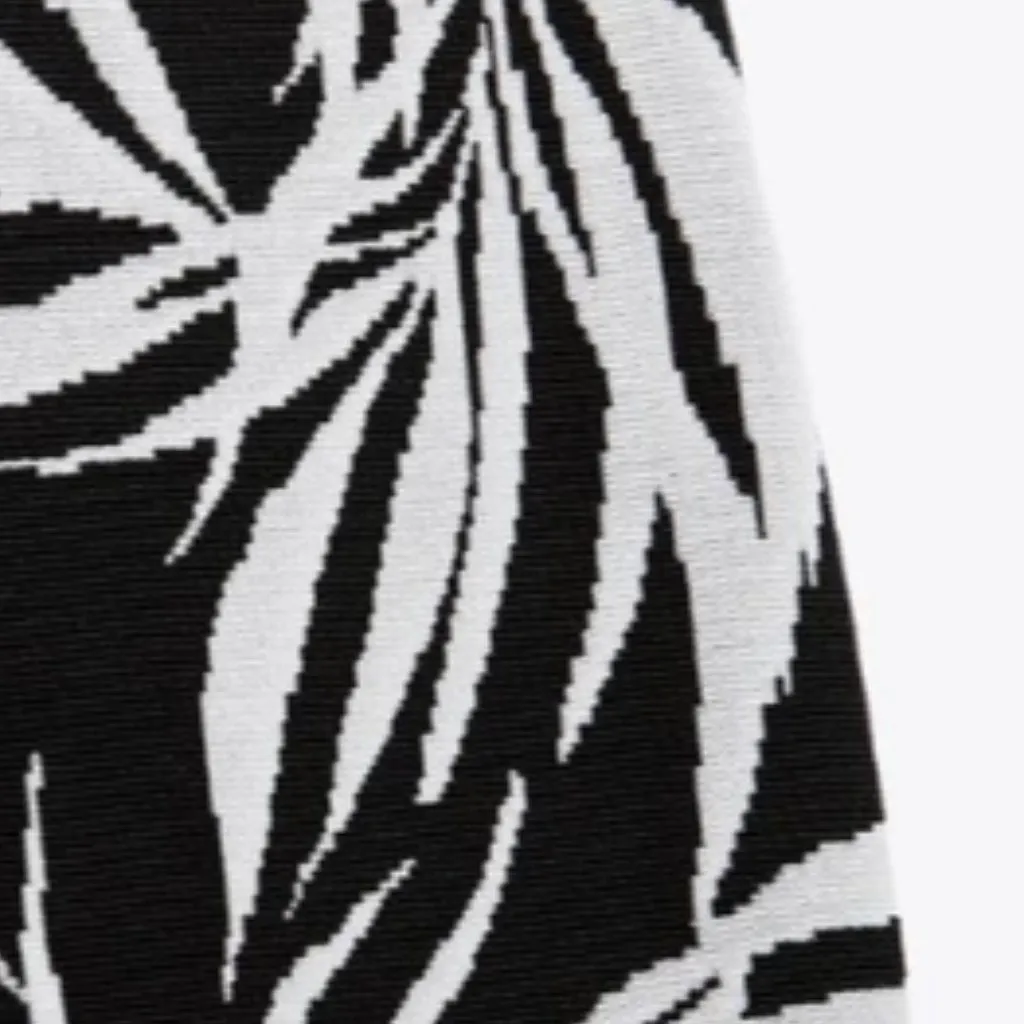 NWT ZARA JACQUARD PANTS  High-waisted pants with elastic waistband. - Image 9