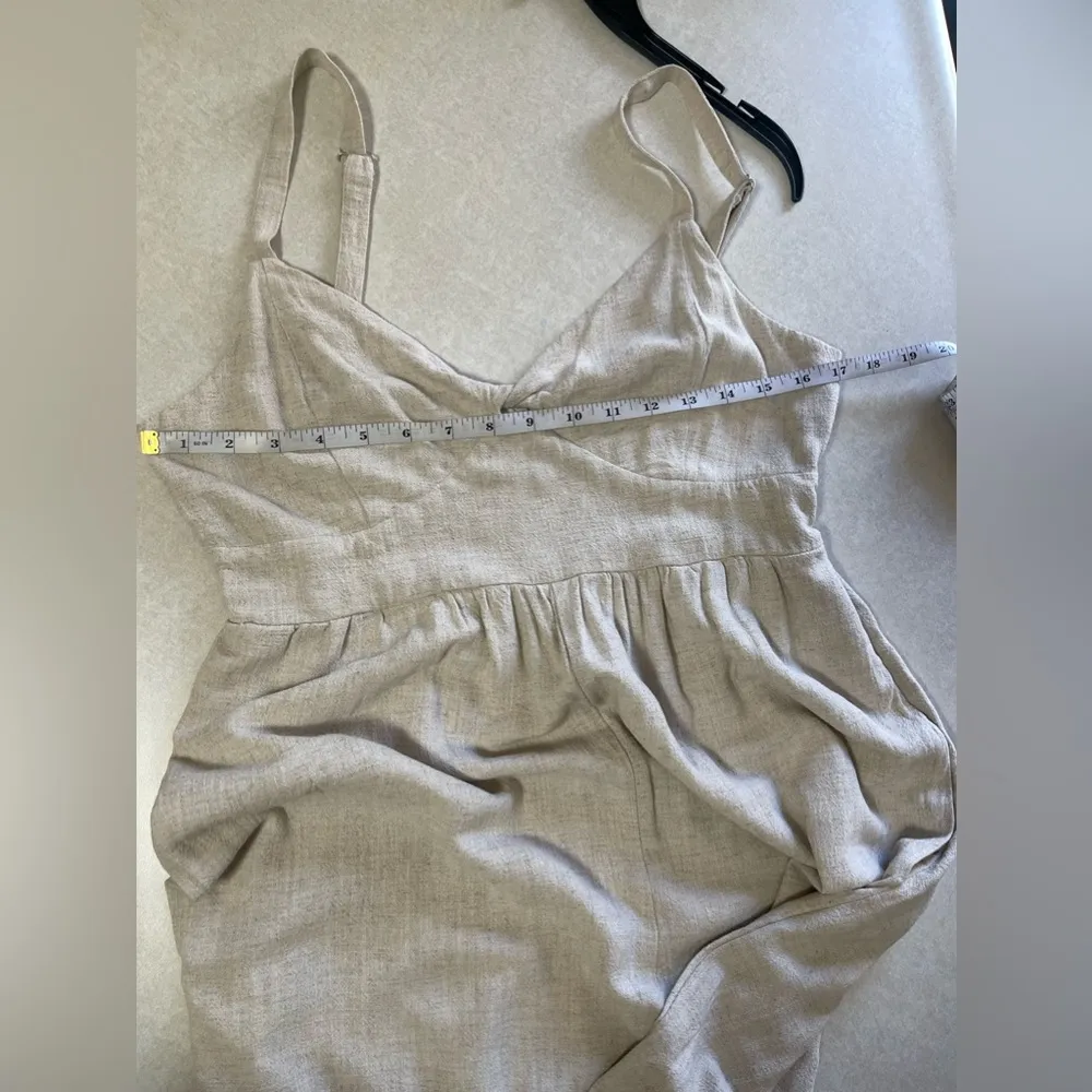 Gentle Fawn Women’s Tropez Cream Jumpsuit Natural Linen Size L - Image 14