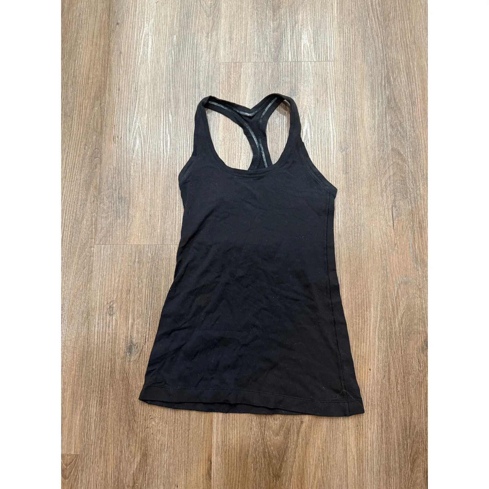 Lululemon Athletica Black Racerback Tank Top Women's Athletic Workout Yoga - Image 3