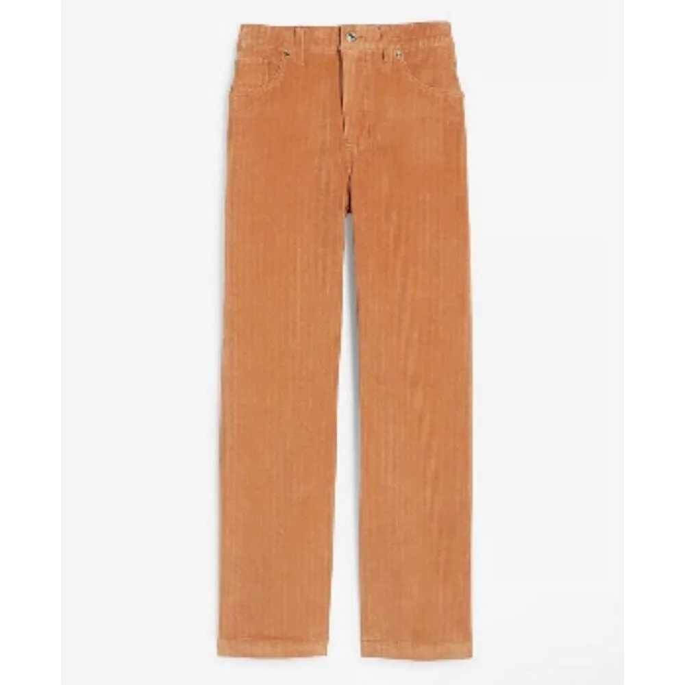 Express corduroy wide leg high rise crop pant size 2 - Image 14