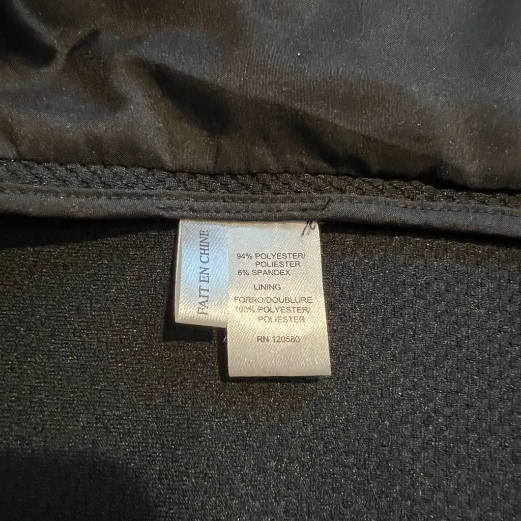 Amanda + Chelsea Women’s Black Textured Blazer Jacket Ruffle Sleeves Size 6 - Image 4