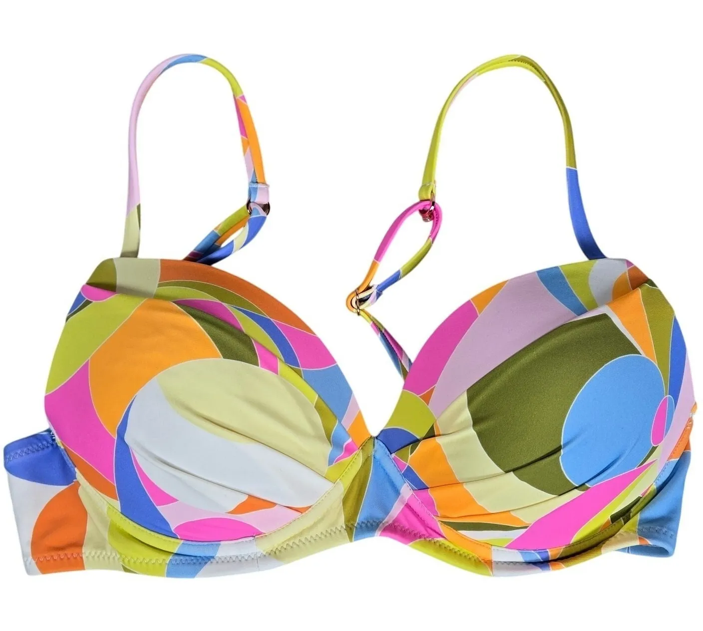 Raisins Moonshadow Underwire Bra Bikini Top In Kaleidoscope Dreams Multi M NWT - Image 1