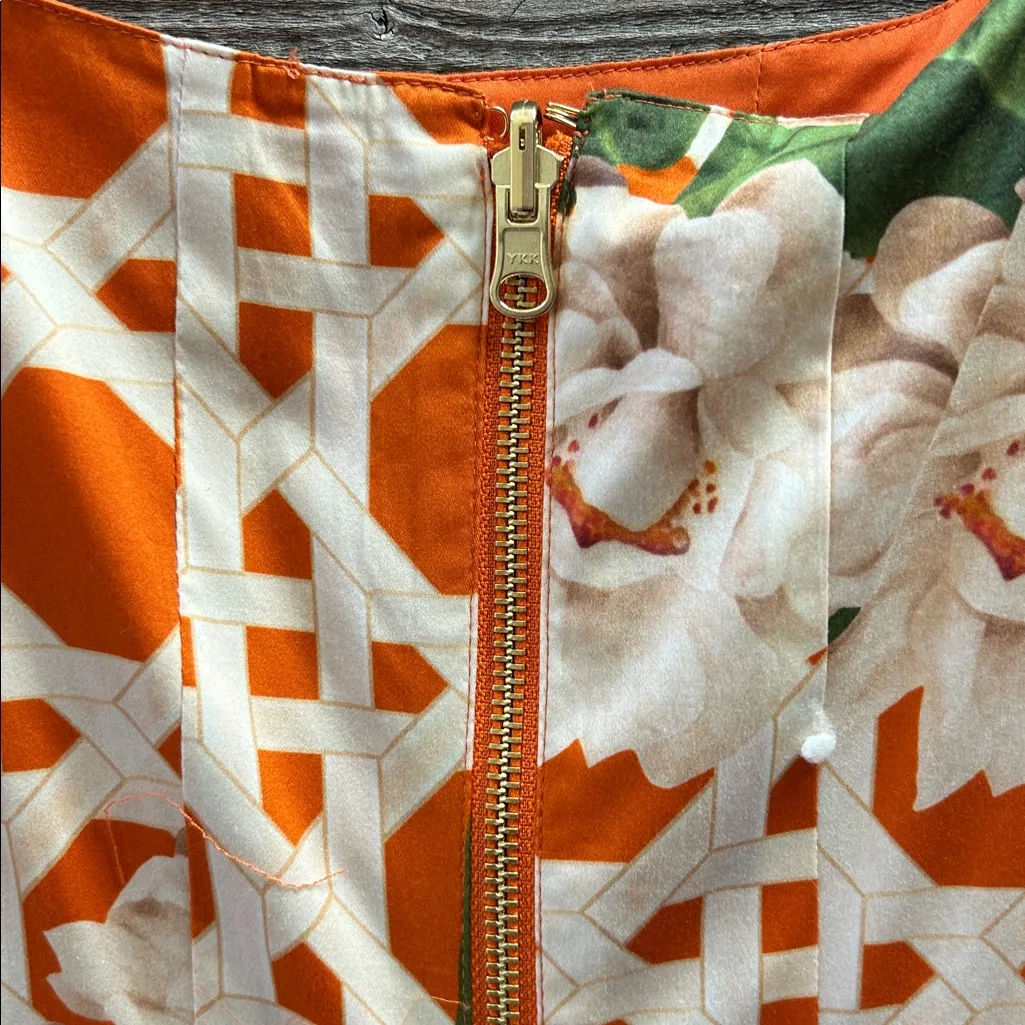 Mestiza NY Yvette Floral Cotton Reversible Midi Dress in Sun - Image 8