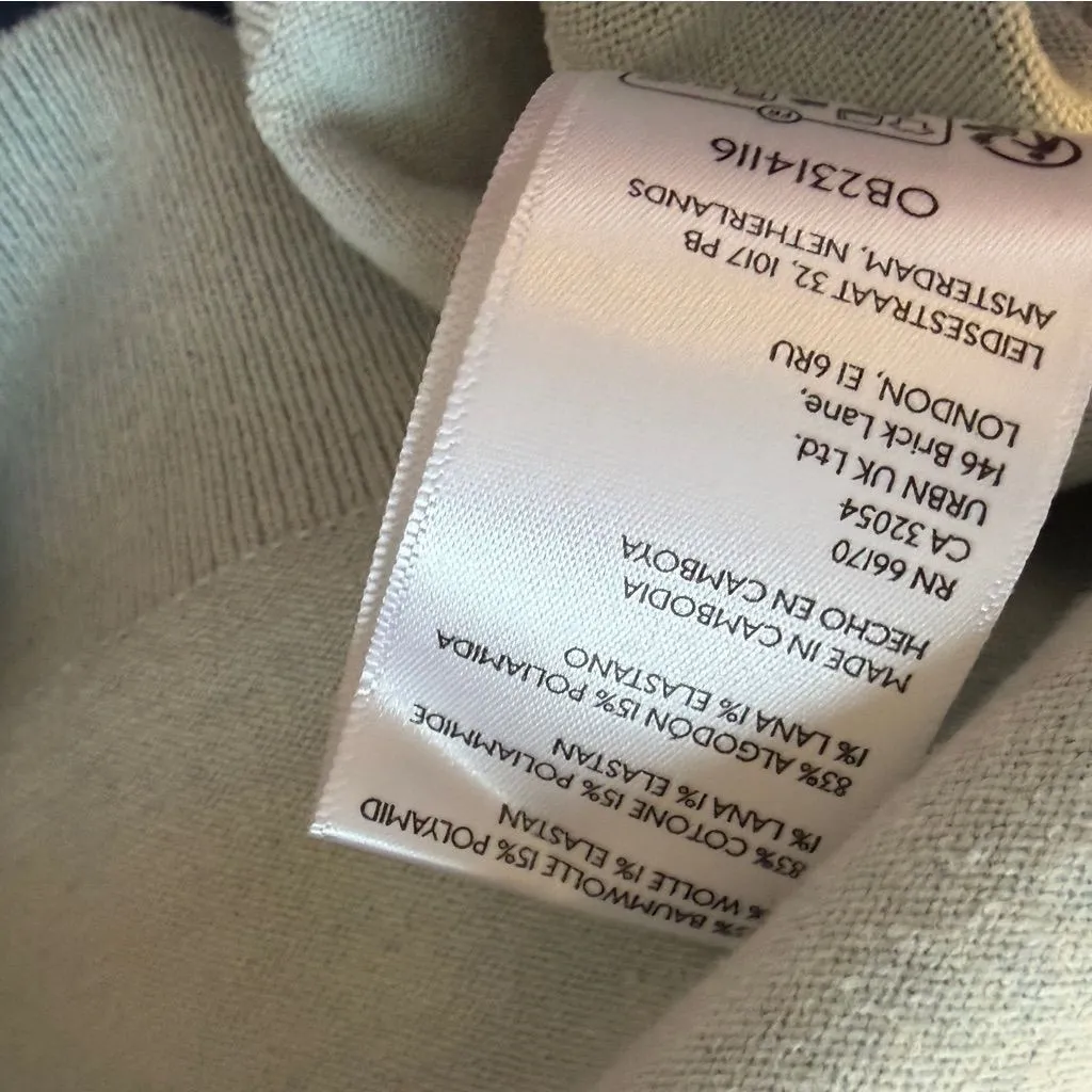 Free People We The Free Nouvelle Tie Dye Pullover Sweater Blue XS NEW - Image 6