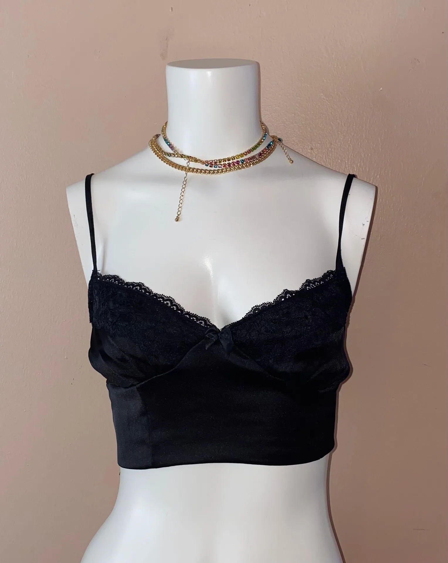 Satin Lace tank - Image 5