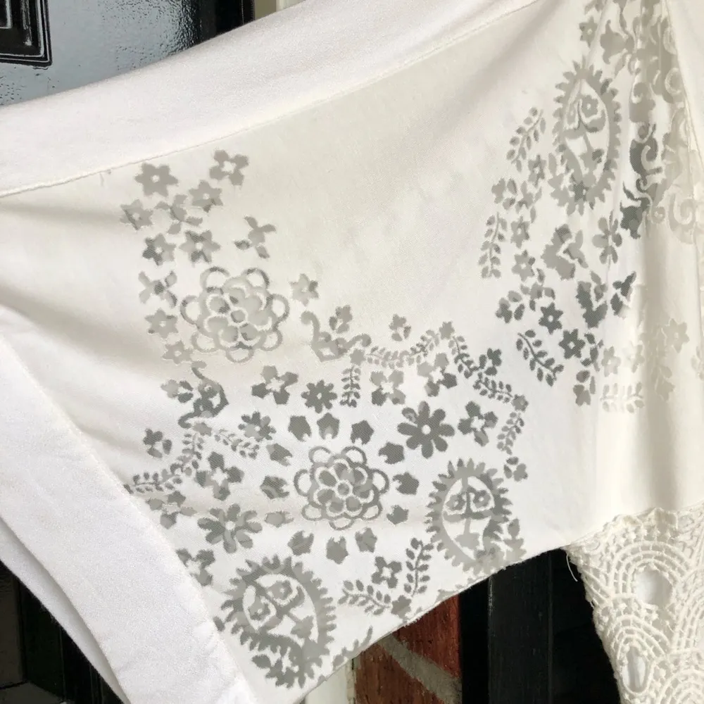 Solana lace midi White dress size small Anthropologie - Image 9