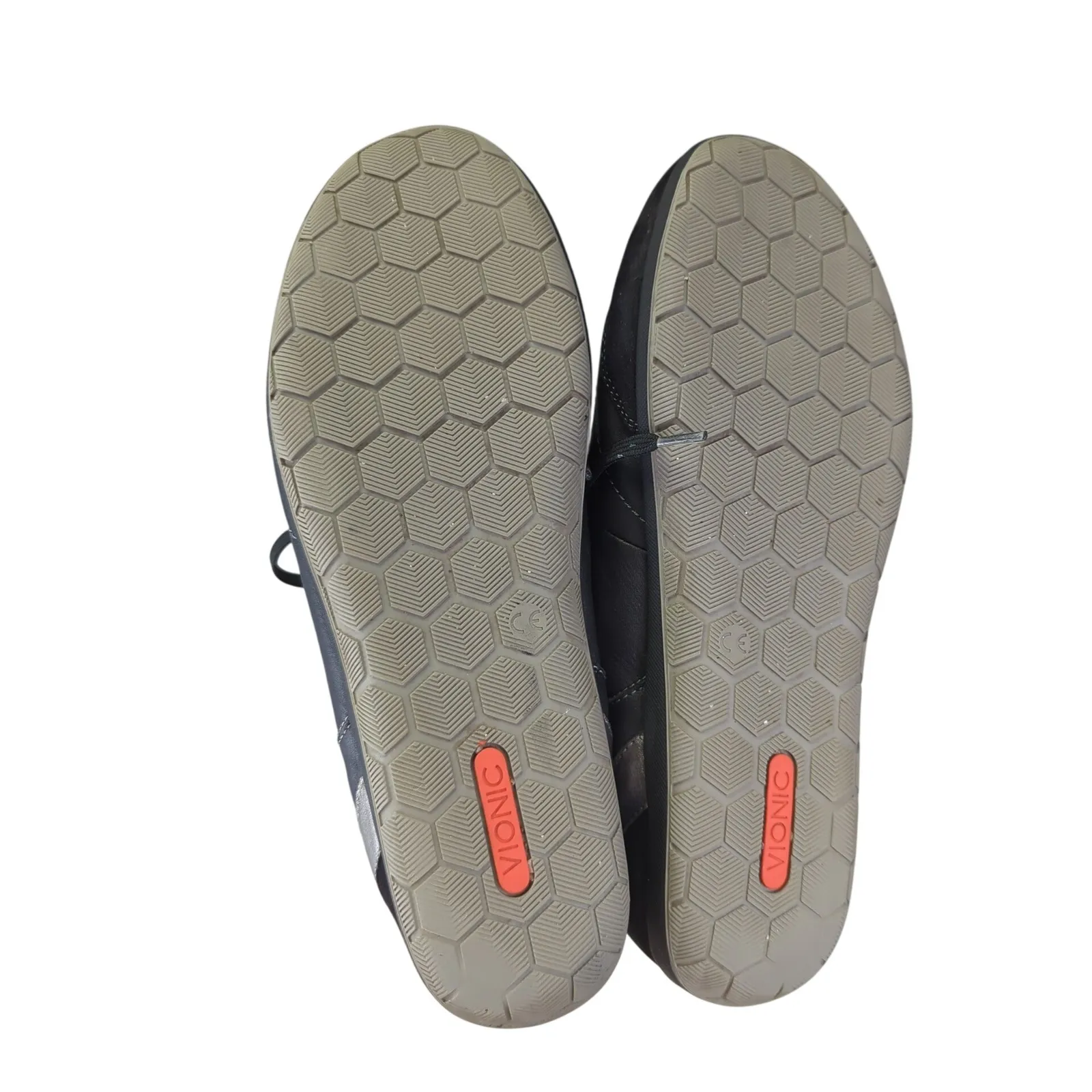 Vionic Willa Walker Leather Walking Shoes Women 7.5 Casual Comfort Sneaker Black - Image 7